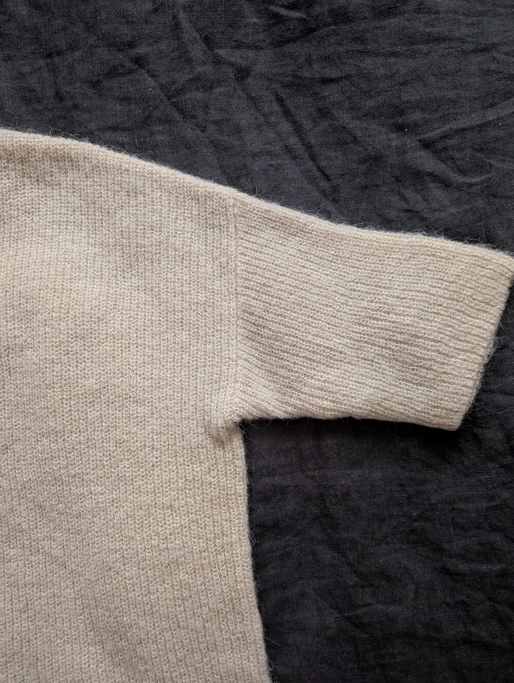 Soaked Wool/Alpaca Blend Sweater Tee - Picture 3 of 4